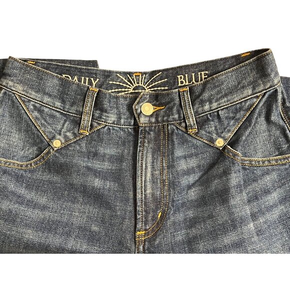 NWT Daily Blue by Adriano Goldschmied High-Waisted Straight Slim Barrel 27 - Picture 4 of 16